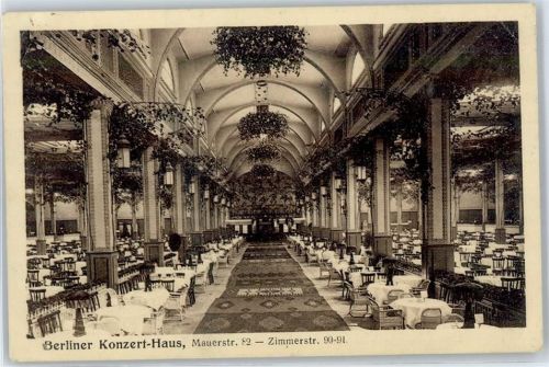 Berlin, unsortiert Berliner Konzert-Haus