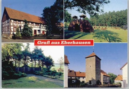 Eberhausen Spielplatz, Kirche, Denkmal