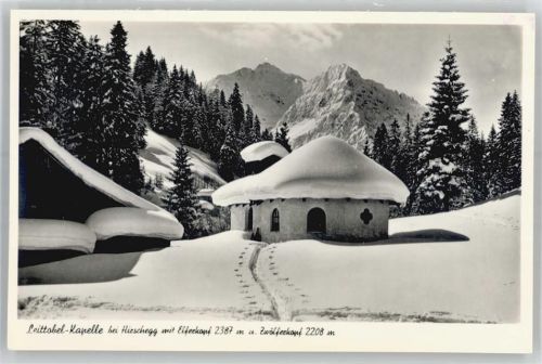 Hirschegg Leittobel-Kapelle, Elferkopf, Zwölferkopf