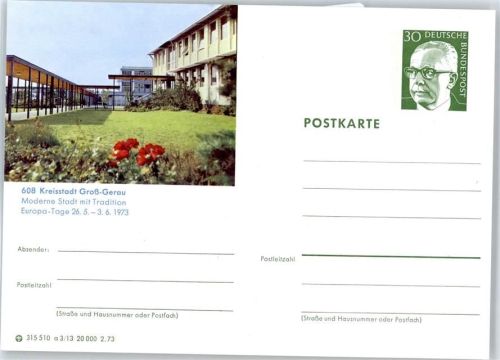 Groß-Gerau Ganzsache a3/13