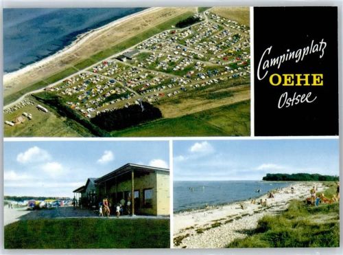 Kappeln Campingplatz Oehe, Fliegeraufnahme