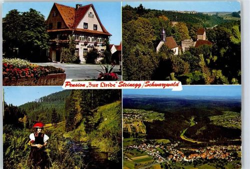 Steinegg Kirche, Ortsansicht, Schwarzwald, Pension Zur Linde