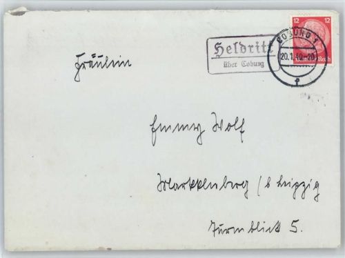 Heldritt Landpoststempel