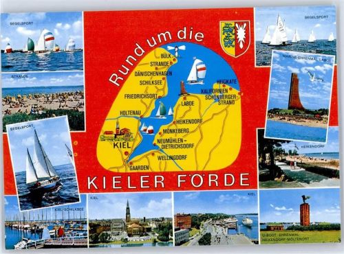Kiel Förde , Landkarte