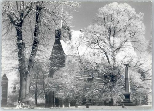 Zarrenthin Winter- Karte, Kirche