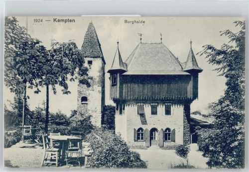 Kempten Burghalde, 1924