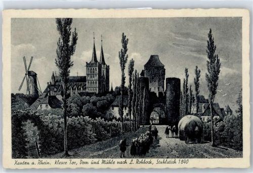 Xanten Klever Tor, Dom, Mühle