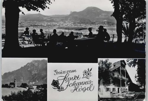 Piding Kirche, Ortsansicht, Gasthaus St. Johannis