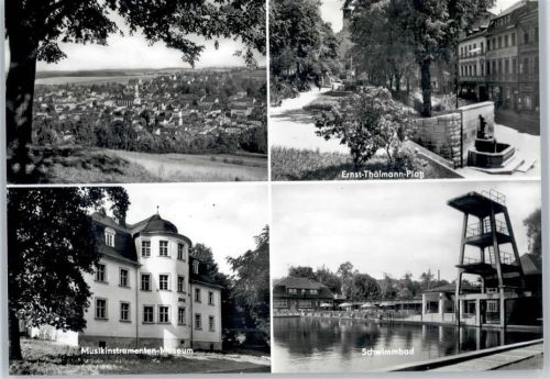 Markneukirchen Ernst Thälmann Platz , Schwimmbad AKU1