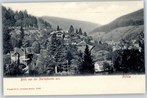 Ruhla Blick von der Marienbuche aus