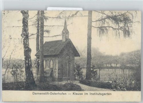 94486 W8353 Osterhofen , Niederbay Gebrauchsspuren Damenstift, Klause im Institutsgarten