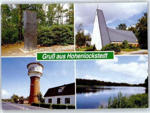 Hohenlockstedt Denkmal, Kirche, Wasserturm, Flusspartie