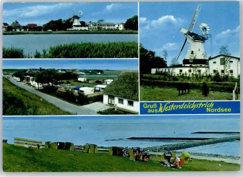 Westerdeichstrich Campingplatz , Windmühle