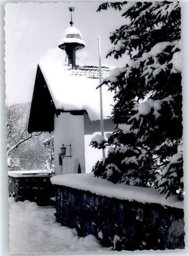Bad Wiessee Kirche im Winter
