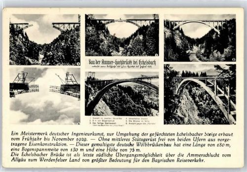 Echelsbach Eisenbahn, Ammer Hochbrücke