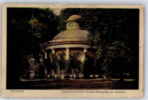 Potsdam Leporello, Sanssouci, Antiken-Tempel, Ruhestätte der Kaiserin