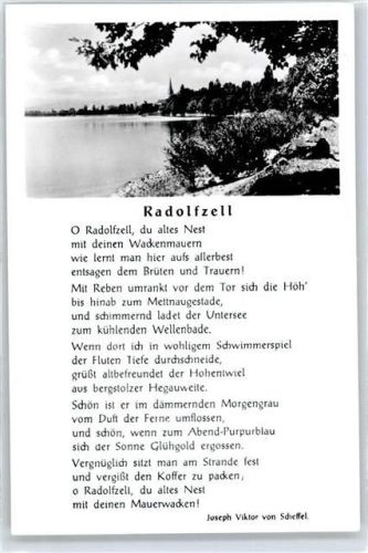 Radolfzell Kirche, Ortsansicht, Bodensee, Loblied