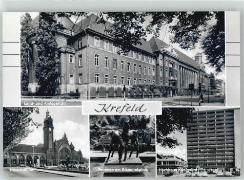 Krefeld Amtsgericht , Bahnhof , Hochhaus Königshof