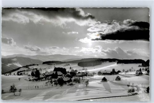 Saig Winter- Karte, Ortsansicht, Kirche, Höhenluftkurort
