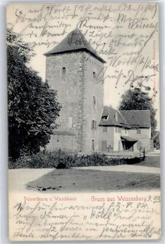 67160 Wissembourg Weißenburg (Elsass) - Pulverturm, Waschhaus