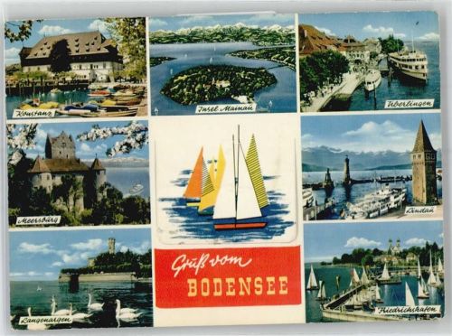 Friedrichshafen Leporello, Bodensee: Insel Mainau, Überlingen, Hafen Lindau, Konstanz, Wappen, Langenargen, Meersburg