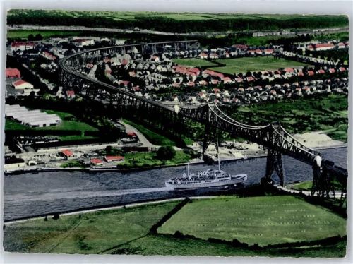 Rendsburg Fliegeraufnahme, Hochbrücke, Nord-Ostsee-Kanal