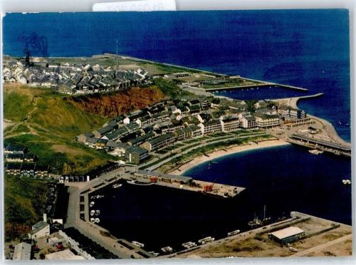 Helgoland Fliegeraufnahme, Hafen