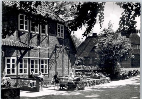 Wilsede Gasthaus heidemuseum mit Gästehaus