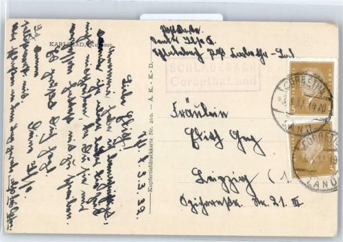 Korbetha Landpoststempel Schladebach