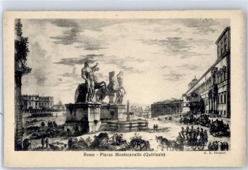 Roma Piazza, Künstlerkarte Piranesi