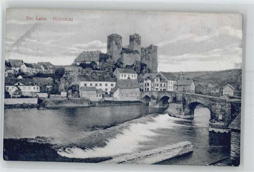 Runkel Blick über die Lahn