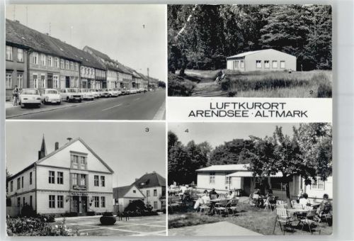 Arendsee Friedensstraße,Sauna,Rathaus, FDGB Fereindienst "Kaffeegarten"