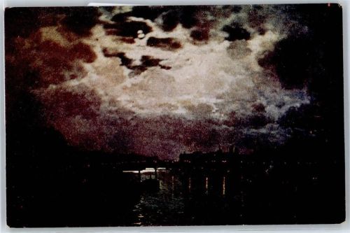 Herpen Ortsansicht, Abendstimmung, St. Perres Brücke