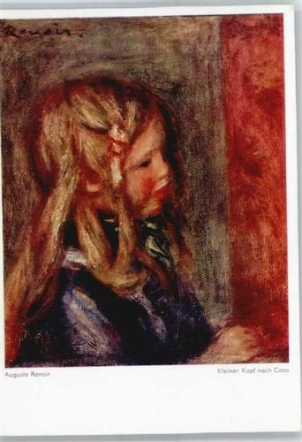 Renoir, Auguste , Kleiner Kopf nach Coco
