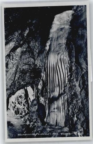 Rübeland Baumannshöhle, Wasserfall, Harz AKU1