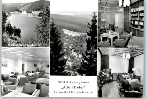 Luisenthal FDGB-Erholungsheim Adolf Deter, Ohratalsperre