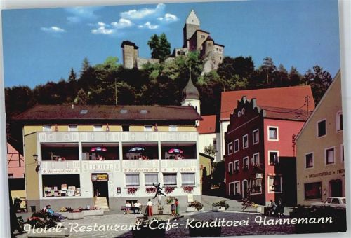 Kipfenberg Hotel, Restaurant, Café, Konditorei Hannemann, Blick zur Burg