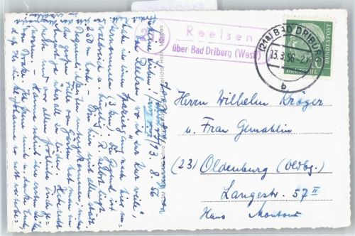 Reelsen Landpoststempel