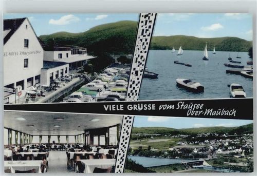 52372 W5166 Obermaubach - See-Hotel, Café, Restaurant Margarethe, Stausee