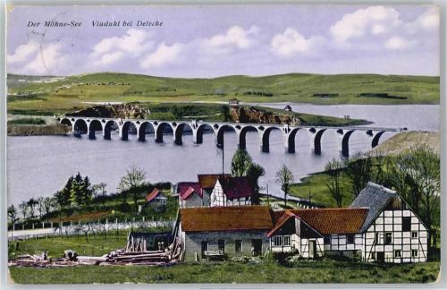 Delecke Möhnsee Viadukt , Marke entfernt