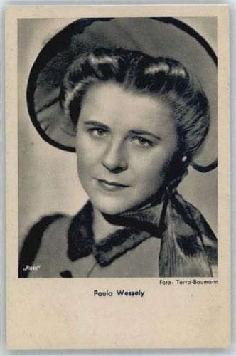 Wessely, Paula Filmschauspieler