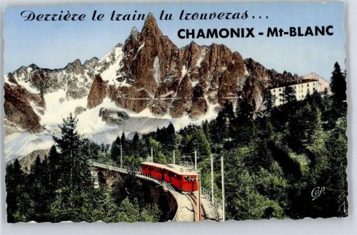 Chamonix-Mont-Blanc Leporello, Derriere le train tu trouveras...