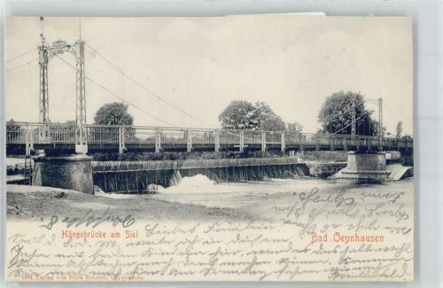 Bad Oeynhausen Hängebrücke am Siel