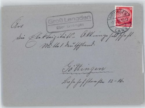 Groß Lengden Landpoststempel