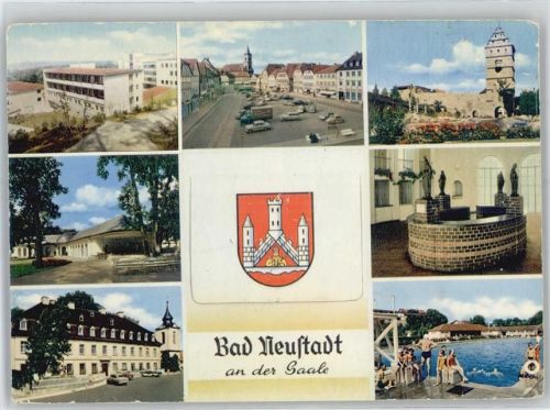 Bad Neustadt Leporello, Teilansichten, Wappen