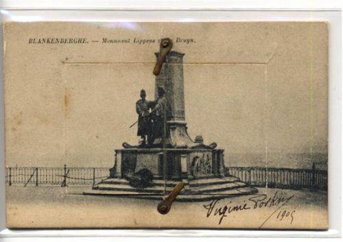 Blankenberghe Leporello, Monument De Bruyne et Lippens