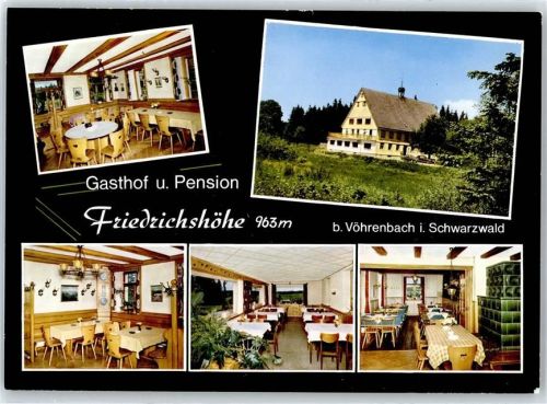 Vöhrenbach Gasthof Friedrichshöhe