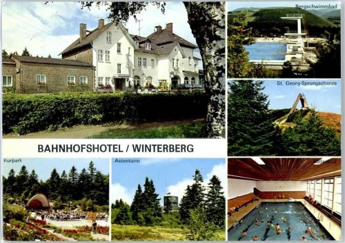 Winterberg Bahnhofshotel, Kurpark, Astenturm, St. Georg Sprungschanze
