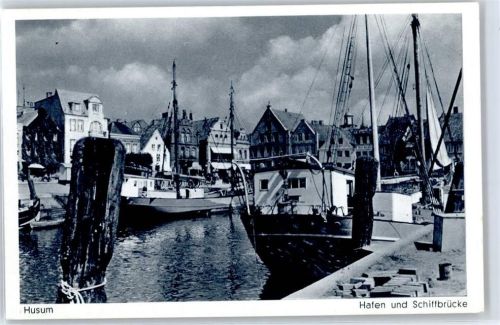 Husum Hafen und Schiffbrücke
