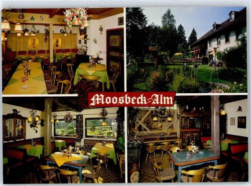 82401 W8121 Rottenbuch , Oberbay - Hotel, Gasthof Moosbeck-Alm